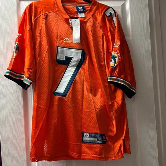NWT orange Miami dolphins #7 HENNE jersey - Picture 1 of 5